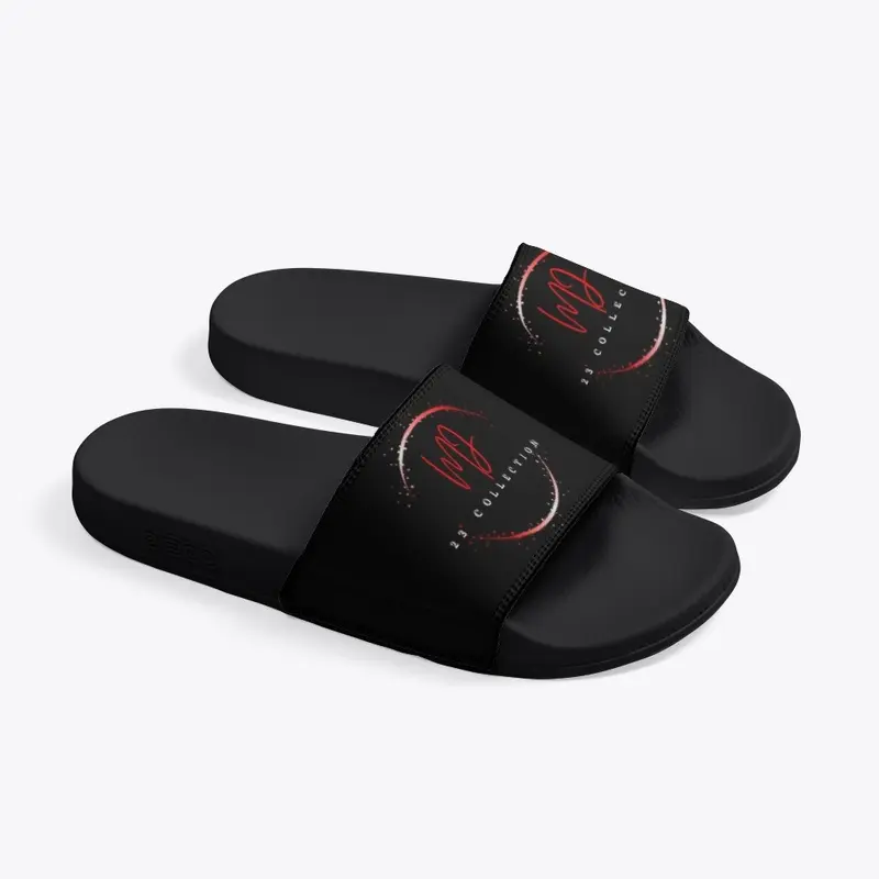 Black Slides Sandals